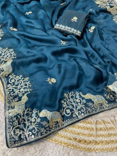 Vinayak gotafoil surat saree wholesale market
